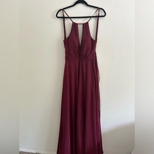 Burgundy Bridesmaid dress